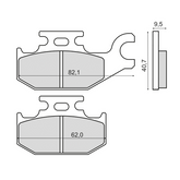 Pastiglie Freno RMS Organiche Suzuki Burgman 125cc Posteriore per SUZUKI UH125 BURGMAN K7-L0 125 2007 - 2010